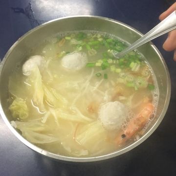 三色海鮮麵疙瘩