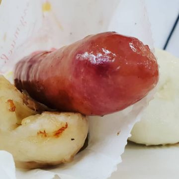 松芝露碳烤香腸紅麵線