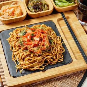 福岡天神屋台-北車炒麵麵包