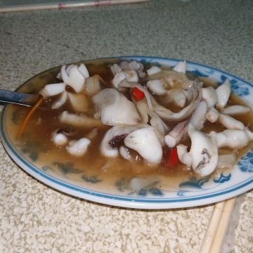 大眾 鱔魚麵 炒花枝