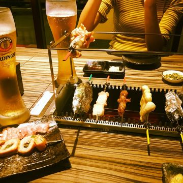 談天 自助無煙串燒機 體驗餐廳