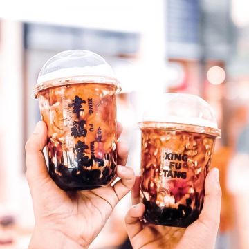 幸福堂Xing Fu Tang 西門町全球旗艦店 台灣第一品牌古法手炒Brown Sugar Boba Milk創始品牌