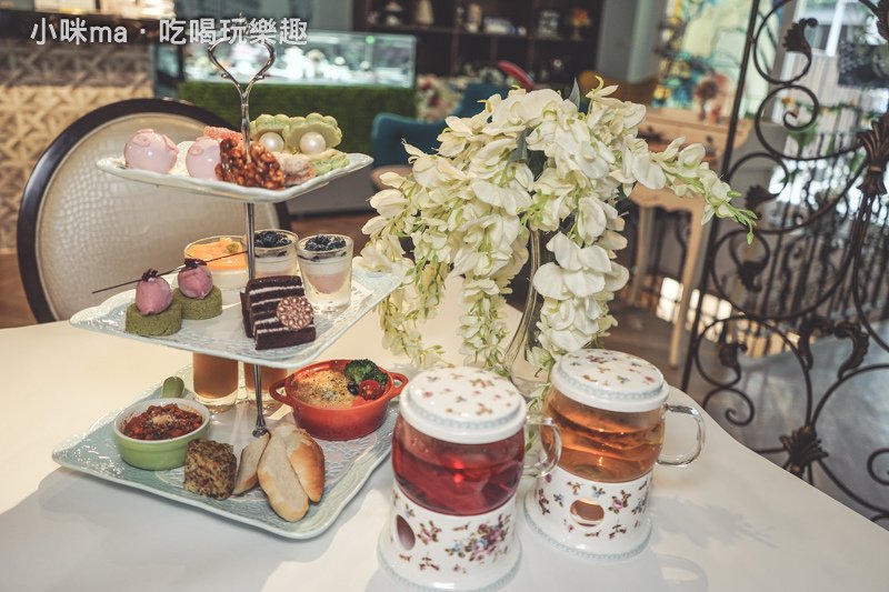 春日甜 Bistro Cafe ▏隱身鬧區裡的小天地 東京藍帶大廚-哈魯坐鎮 。限量英式下午茶 打卡還送B&G德國農莊有機茶。捷運中山站。台北下午茶推薦