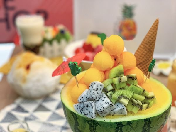 【今夏最消暑】旺來冰館- 超浮誇必打卡冰品，小玉西瓜整顆上桌啦！！