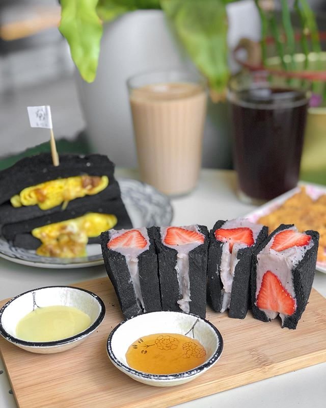 魚吃土手作三文治