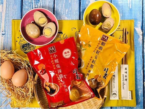 【全聯好物￭茶葉蛋】全聯限定上市！2021所長茶葉蛋X川果聯名新品「胭脂紅玉紅茶茶葉蛋」&「小魔鬼辣椒茶葉蛋」