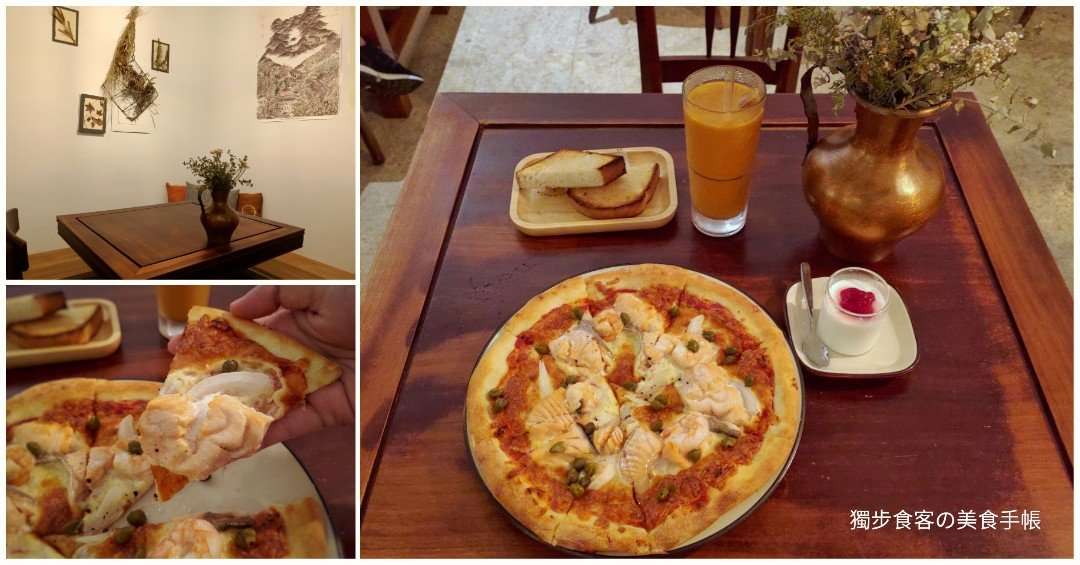 【推薦】【高雄，義式料理】游李家（左營店） - 來自岡山的天然酵母披薩專賣店，招牌鮮蝦鮭魚披薩，大塊帶皮鮭魚加上肥美鮮蝦，超級推